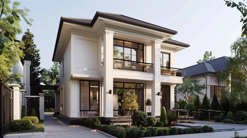 Desain Rumah Minimalis 2 Lantai Klasik.webp